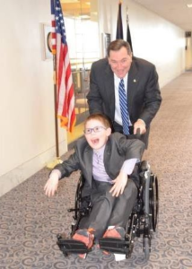 Spencer with Senator Donnelly (IN)