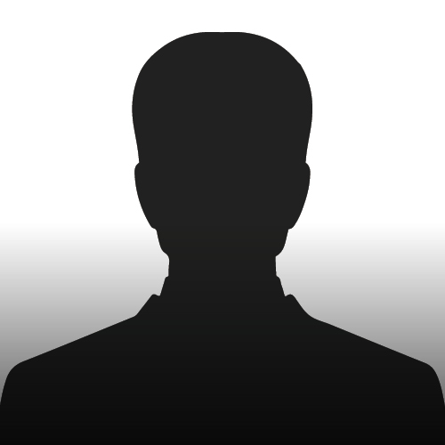 Dark gray icon depicting a headshot silhouette