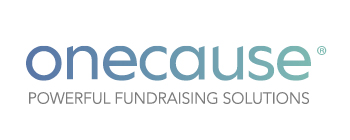 Logo with text that reads: onecause powerful fundraising solutions